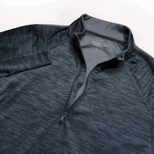 Vineyard Vines Men's Performance Sankaty Gray 1/2 Zip Pullover Shirt Size Large